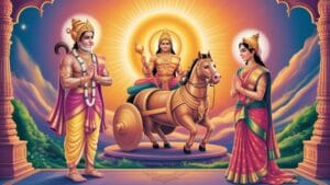 Bhakti Dhaara: Exploring Hindu Dharma's essence हनुमान जी और सुवर्चला देवी का विवाह दृश्य